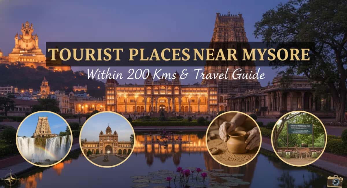 Tourist Places Near Mysore Within 200 Kms