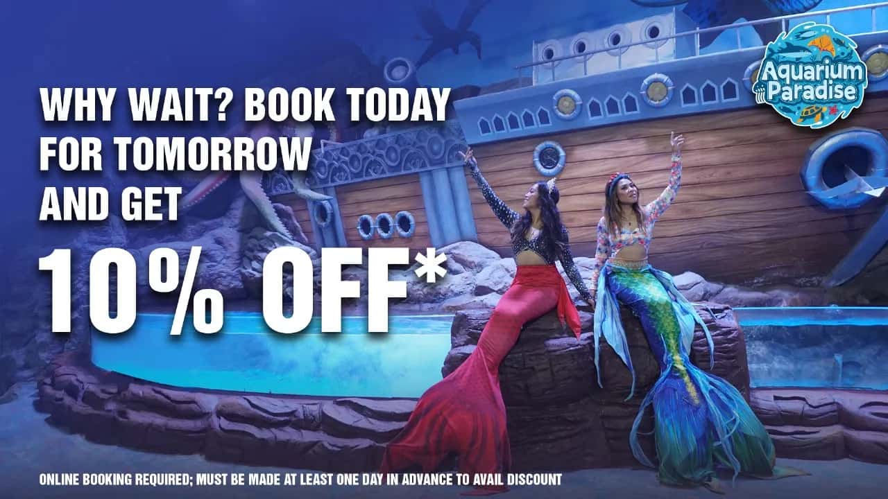 10% OFF on Aquarium Tickets