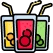 Refreshing drinks icon