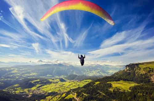 Paragliding Over Asia’s Highest Takeoff Point